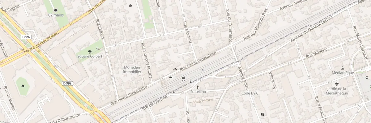 Plan du 24 Rue Pierre Brossolette à Colombes
