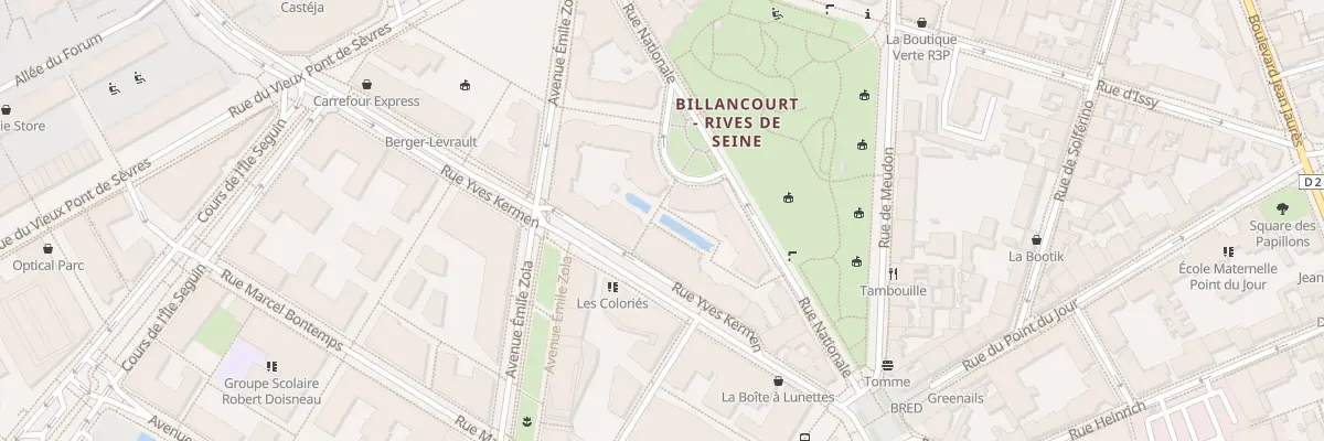 Plan du 11 Pl Paul Verlaine à Boulogne-Billancourt