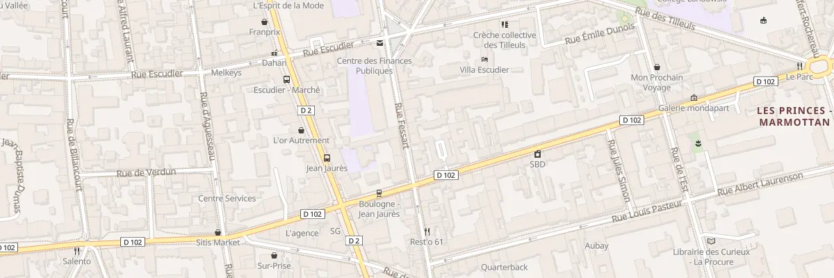 Plan du 47 Rue Fessart à Boulogne-Billancourt