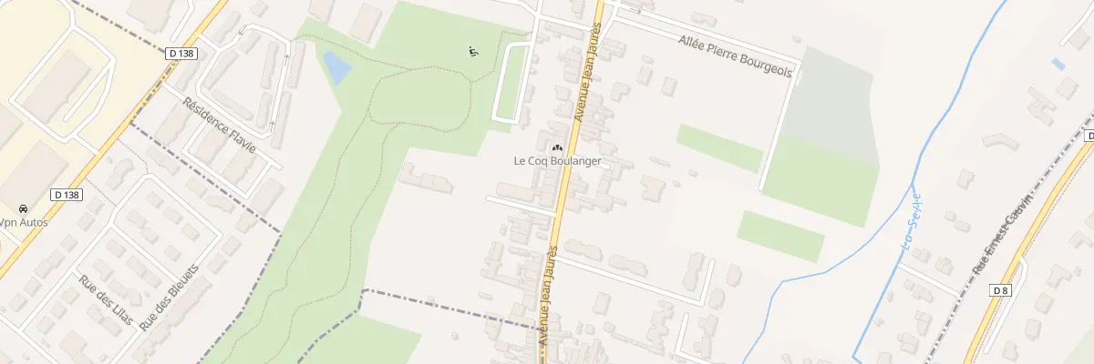 Plan du 84 Av Jean Jaures à Salouël