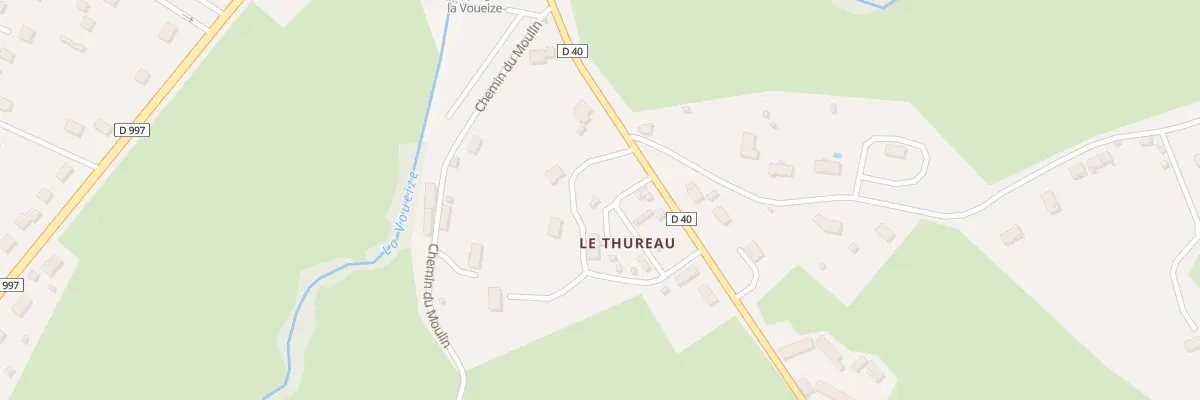Plan du 11 Che du Thureau à Gouzon