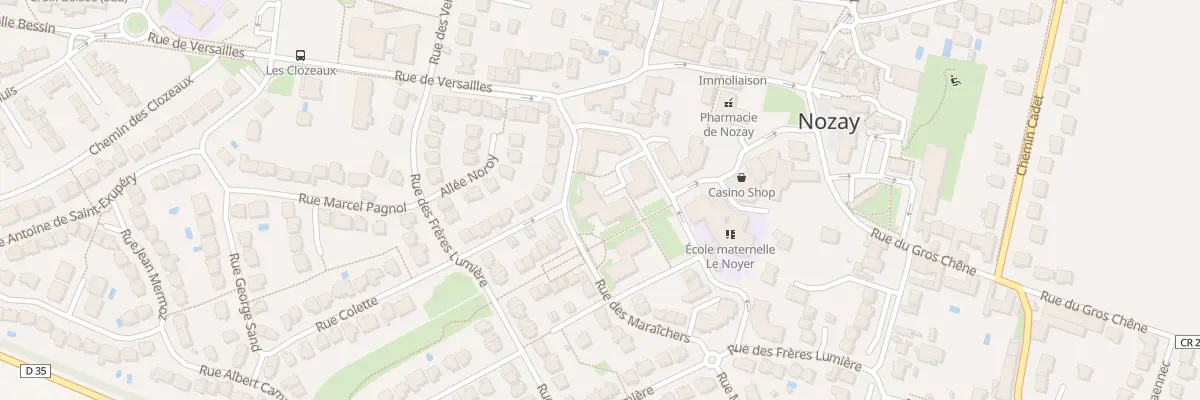 Plan du 17 Rue des Maraîchers à Nozay