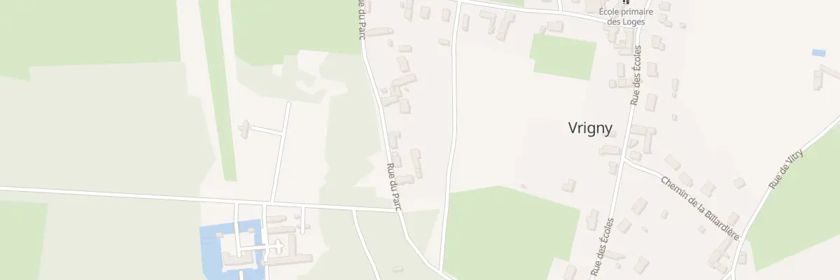Plan du 25 Rue du Parc à Vrigny
