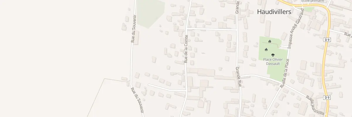Plan du 28B Rue de la Comté à Haudivillers