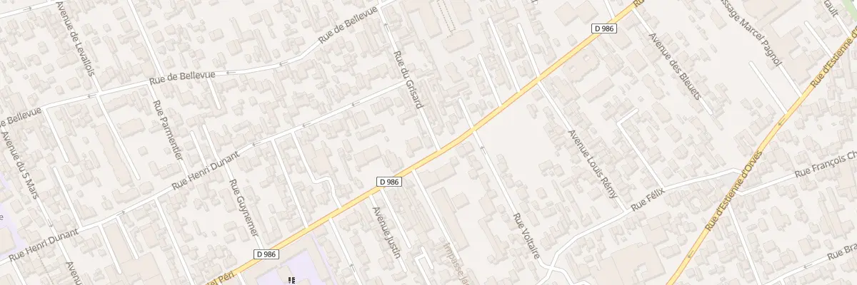 Plan du 200 Rue Gabriel Péri à Colombes