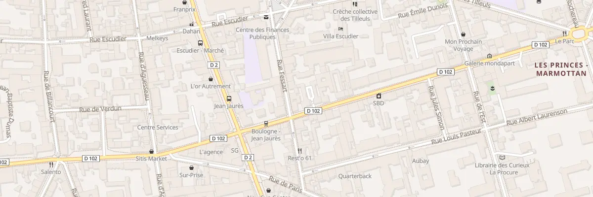 Plan du 51 Rue Fessart à Boulogne-Billancourt