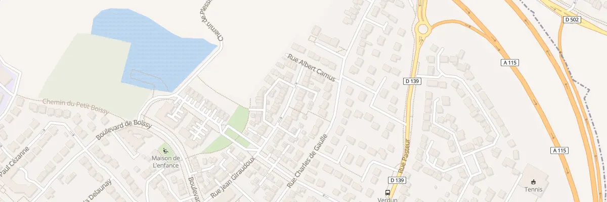 Plan du 36 Rue Jean Giraudoux au Plessis-Bouchard