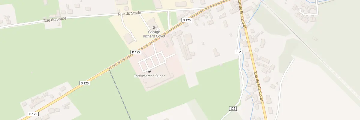 Plan du 21 Rue de Noailles à Hermes