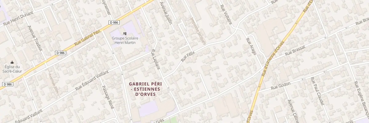Plan du 101 Rue Félix à Colombes