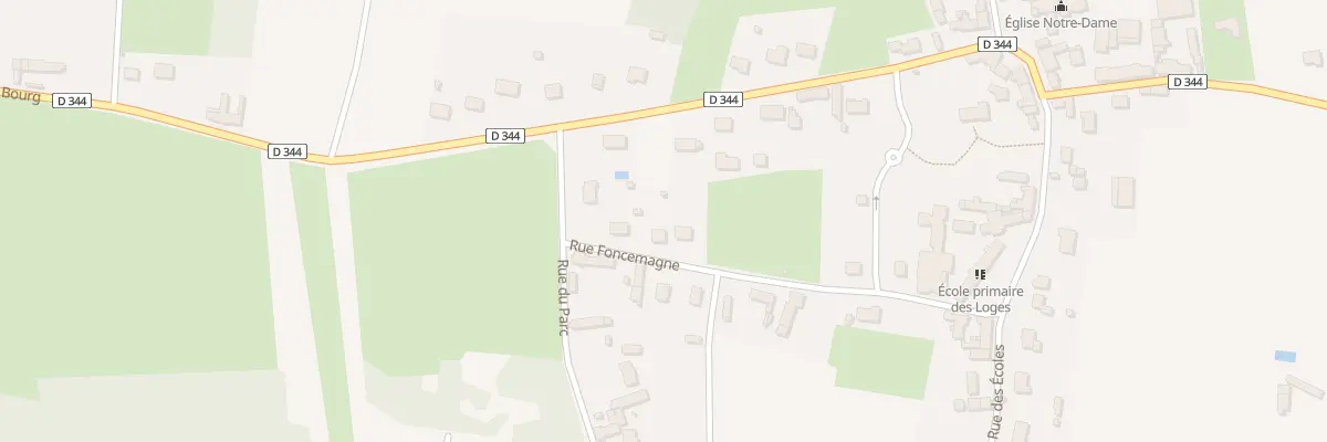 Plan du 24 Rue de Foncemagne à Vrigny