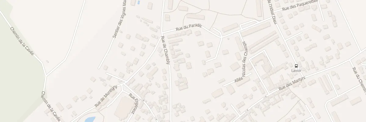 Plan du 30 Rue de Chambly à Champagne-sur-Oise