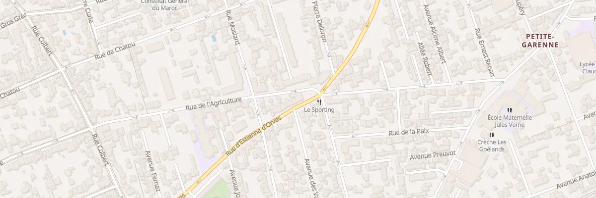 Plan du 254 Rue d’Estienne d’Orves à Colombes