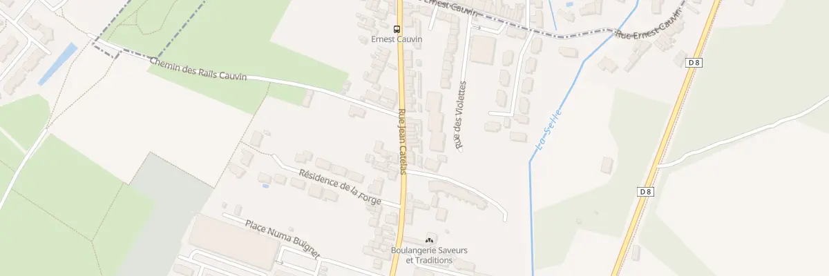 Plan du 32 Rue Jean Catelas à Saleux