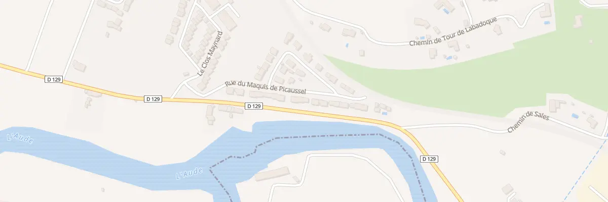 Plan du 20 Rue du Maquis de Picaussel à Limoux