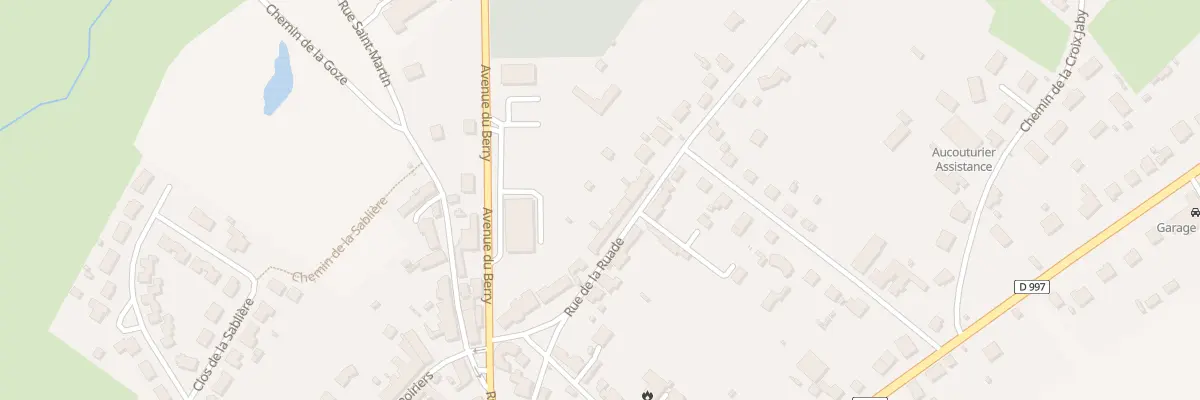 Plan du 23 Rue de la Ruade à Gouzon