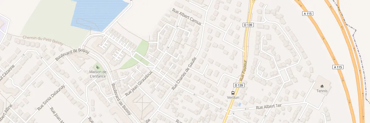 Plan du 109 Rue Charles de Gaulle au Plessis-Bouchard