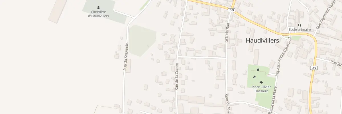 Plan du 20 Rue de la Comté à Haudivillers