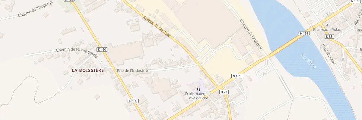 Plan du 8 Rue de l’Industrie à Saint-Florent-sur-Cher