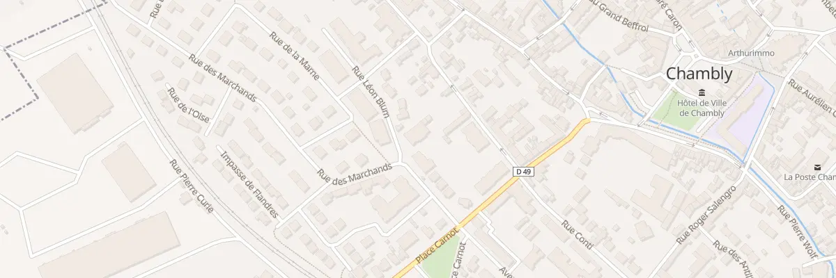 Plan du 102 Rue des Marchands à Chambly