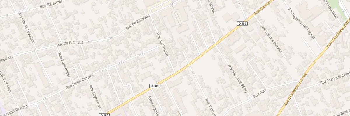 Plan du 192 Rue Gabriel Péri à Colombes