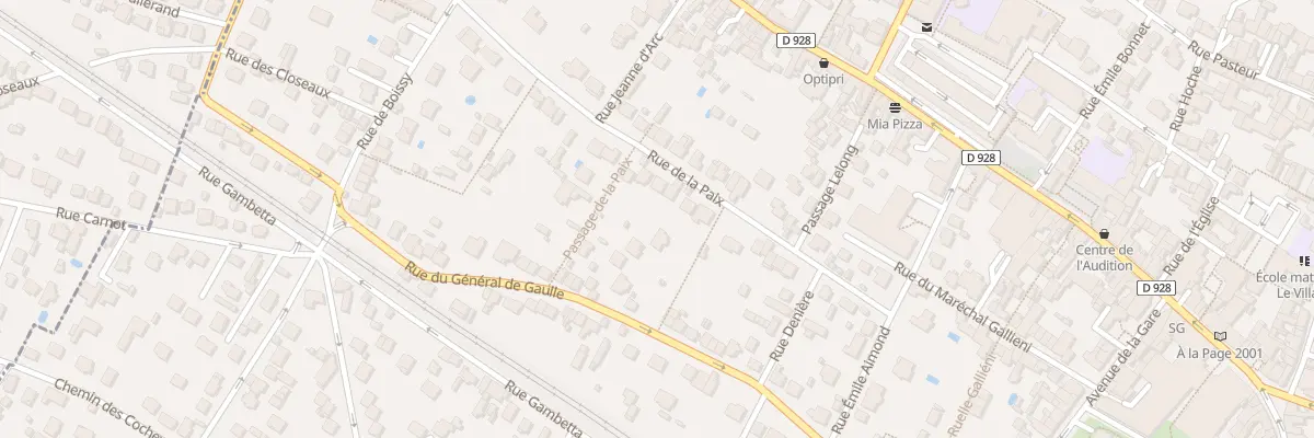 Plan du 27 Rue de la Paix à Saint-Leu-la-Forêt