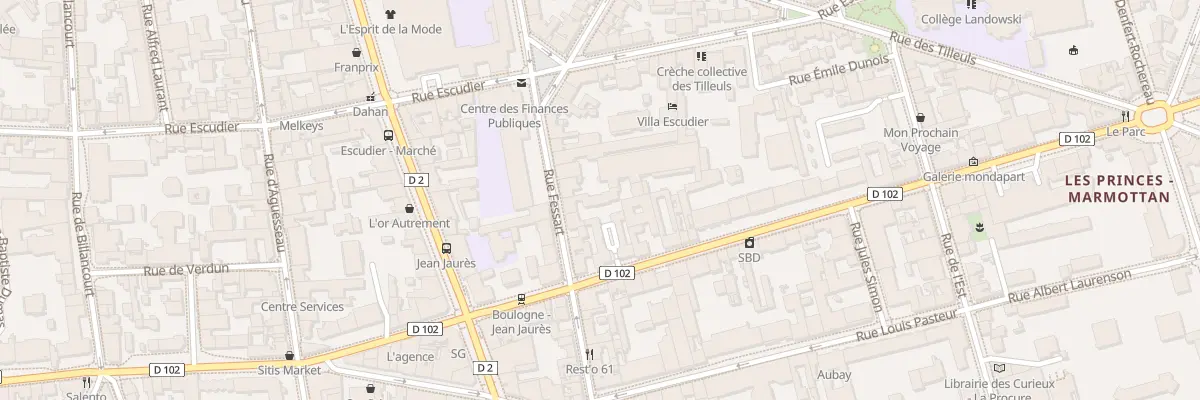 Plan du 45 Rue Fessart à Boulogne-Billancourt