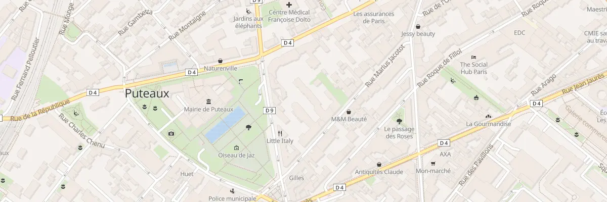 Plan du 15 Rue Marius Jacotot à Puteaux