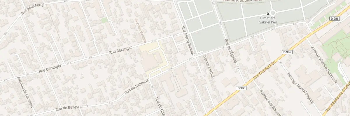 Plan du 18 Rue de Bellevue à Colombes