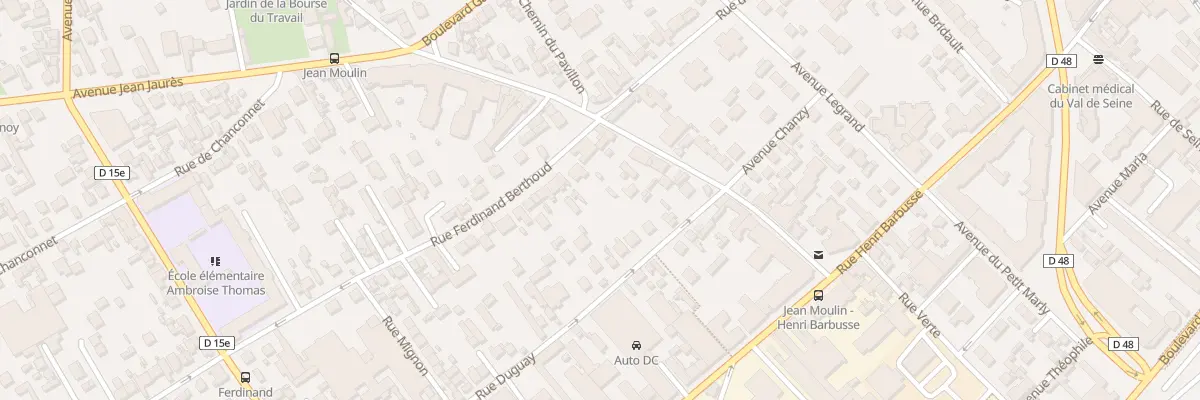 Plan du 5 Rue Ferdinand Berthoud à Argenteuil