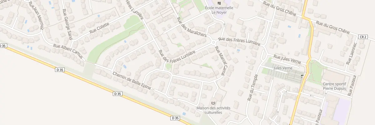 Plan du 20 Rue des Frères Lumière à Nozay