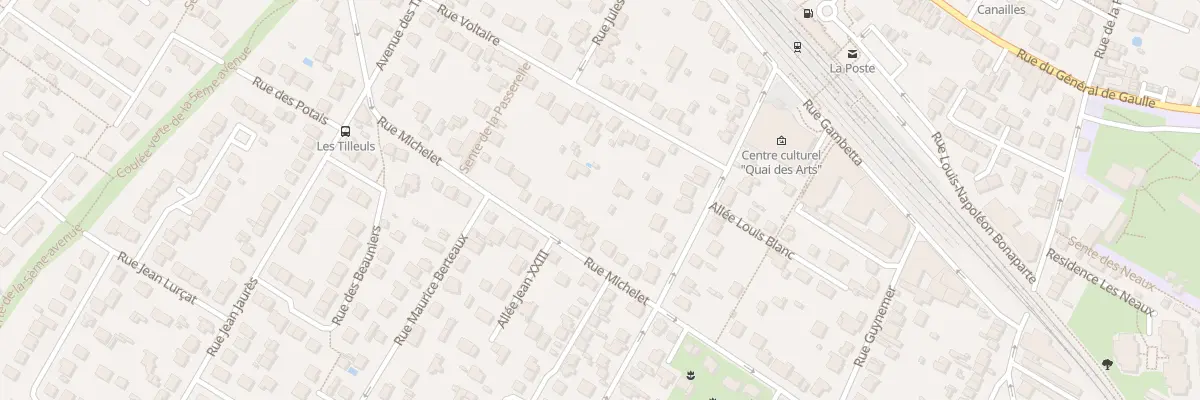 Plan du 40 Rue Michelet à Saint-Leu-la-Forêt