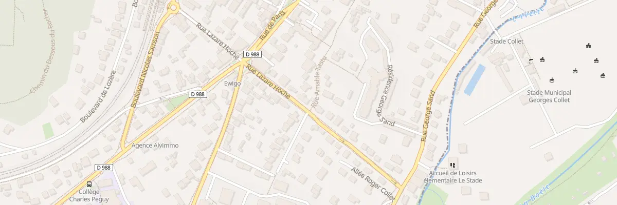 Plan du 19 Rue Lazare Hoche à Palaiseau