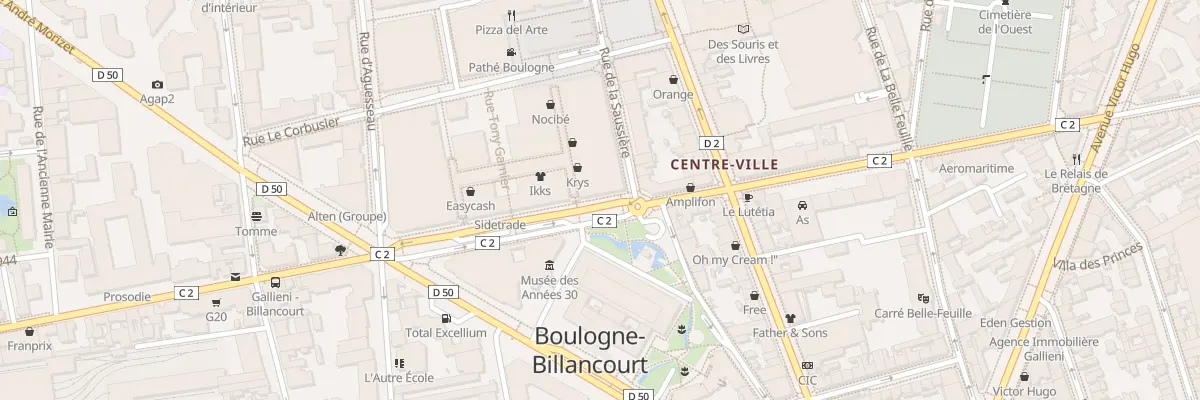 Plan du 102 Rue Gallieni à Boulogne-Billancourt