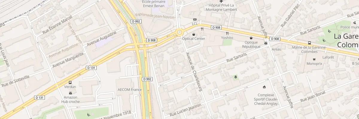 Plan du 10 Av de Charlebourg à La Garenne-Colombes