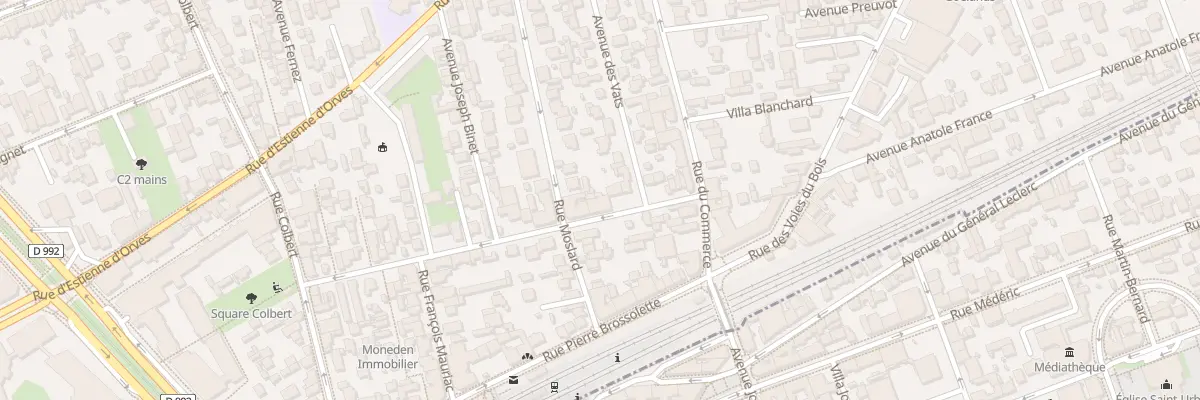 Plan du 16 Rue des Arts à Colombes