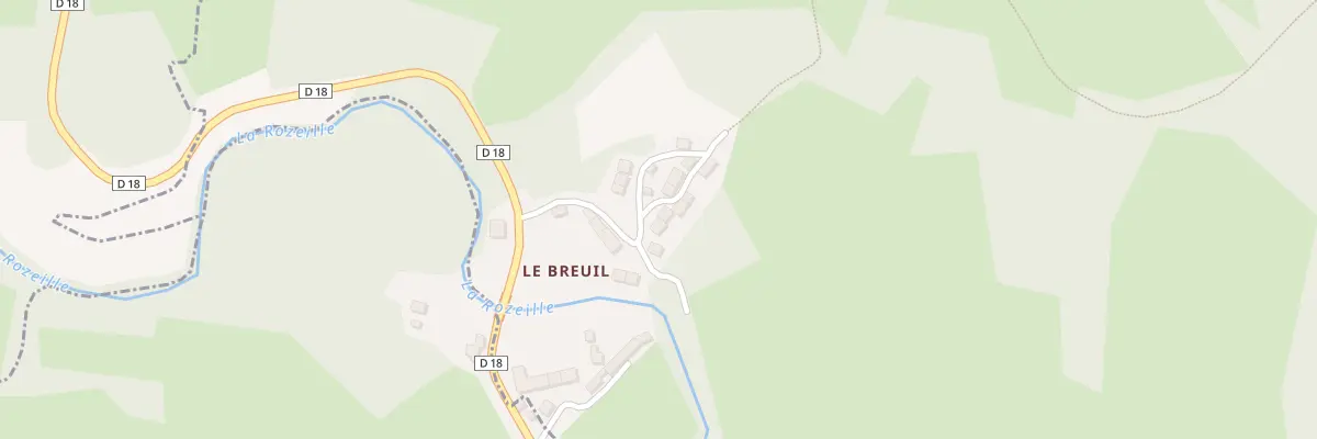 Plan du 14 Le Breuil à Néoux