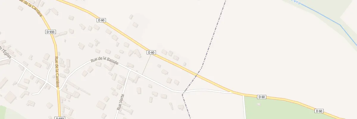 Plan du 1 Rue de la Garenne à Havernas