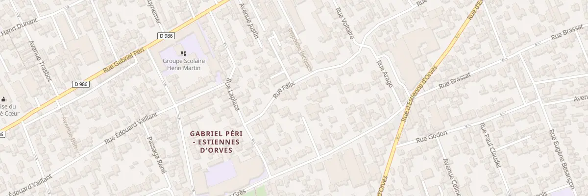 Plan du 95 Rue Félix à Colombes