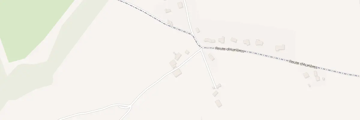 Plan du 5087 Aurieres à Saint-Santin