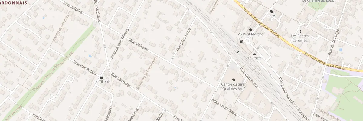Plan du 16 Rue Voltaire à Saint-Leu-la-Forêt