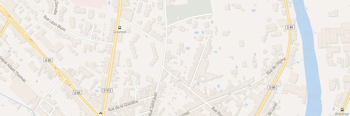 Plan du 66 Rue Saint Jean à Castres