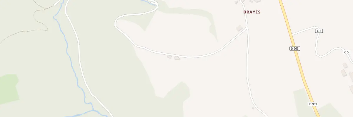 Plan du 5121 Brayes à Saint-Santin