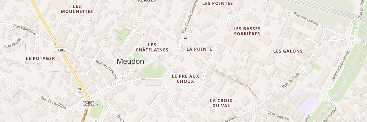 Plan du 28 Rue de la Croix du Val à Meudon