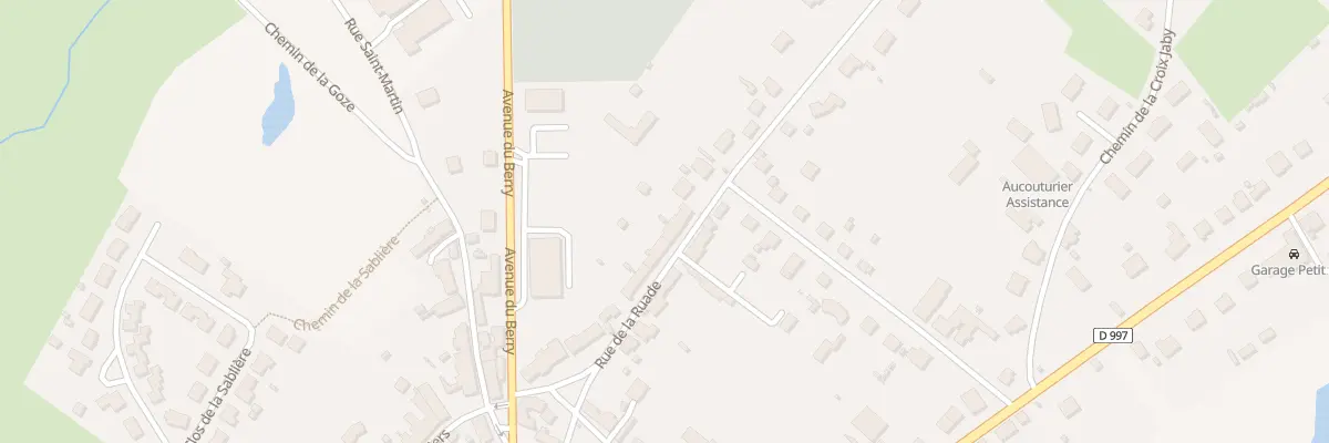 Plan du 27 Rue de la Ruade à Gouzon