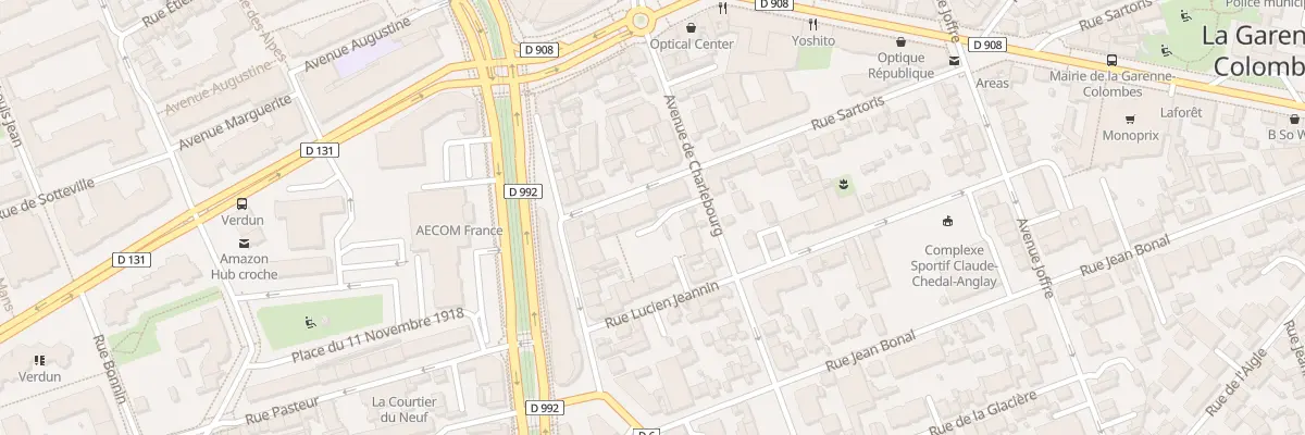 Plan du 14 Av de Charlebourg à La Garenne-Colombes