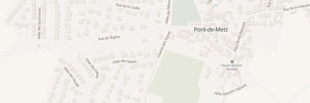 Plan du 2 All des Hêtres à Pont-de-Metz