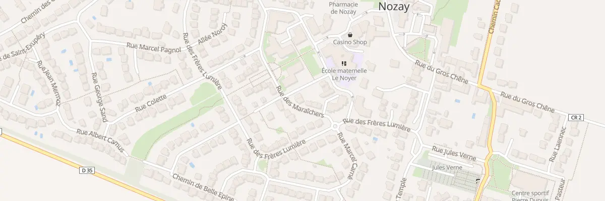 Plan du 11 Rue des Maraîchers à Nozay