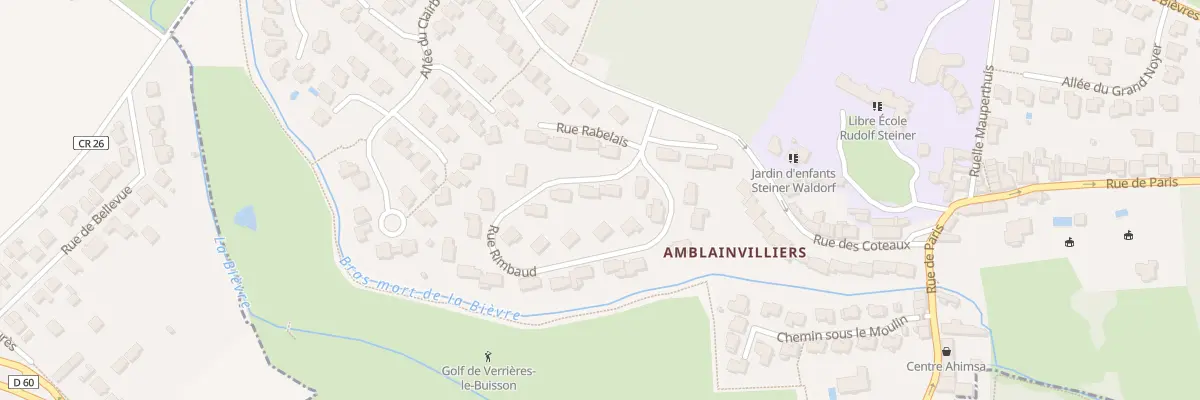 Plan du 7 Rue Rabelais à Verrières-le-Buisson