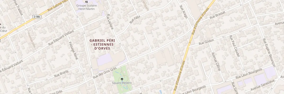 Plan du 54 Rue des Gros Grès à Colombes