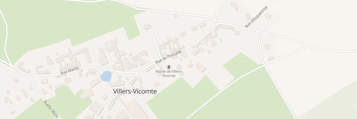 Plan du 16 Rue du Poncelet à Villers-Vicomte